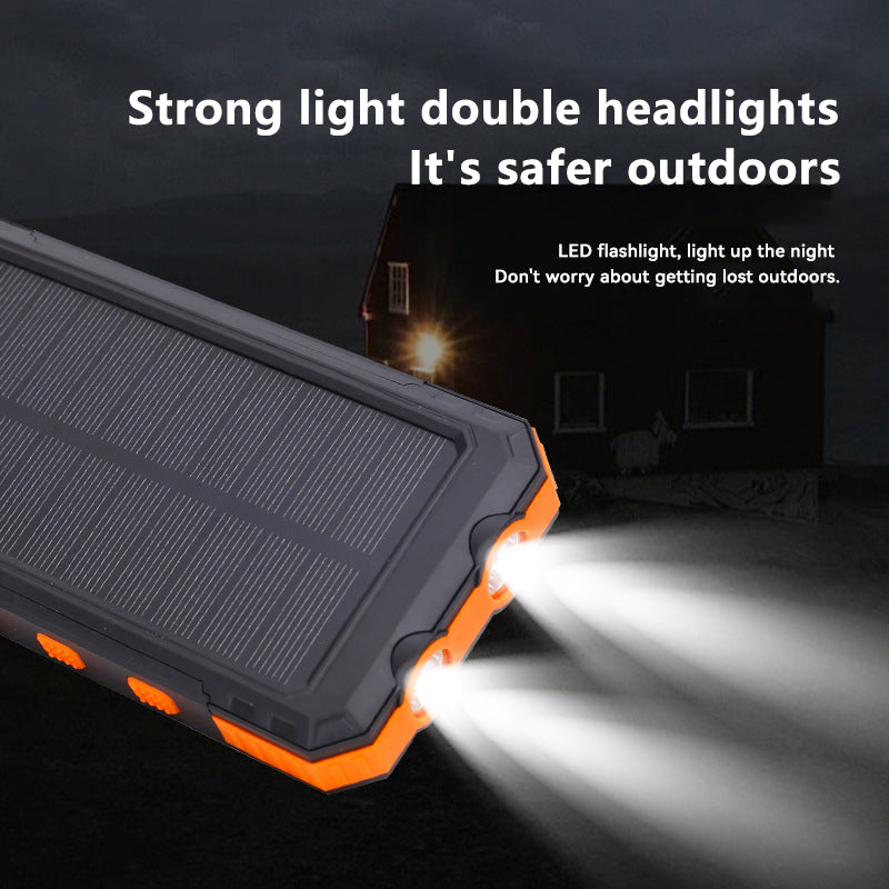 Cargador Solar Portátil 10.000 mAh con Brújula.