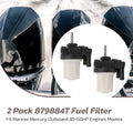 🚤⛽ Pack 2 Filtros de Combustible Mercury 4T 30–60 HP – Repuesto para Motor Fueraborda