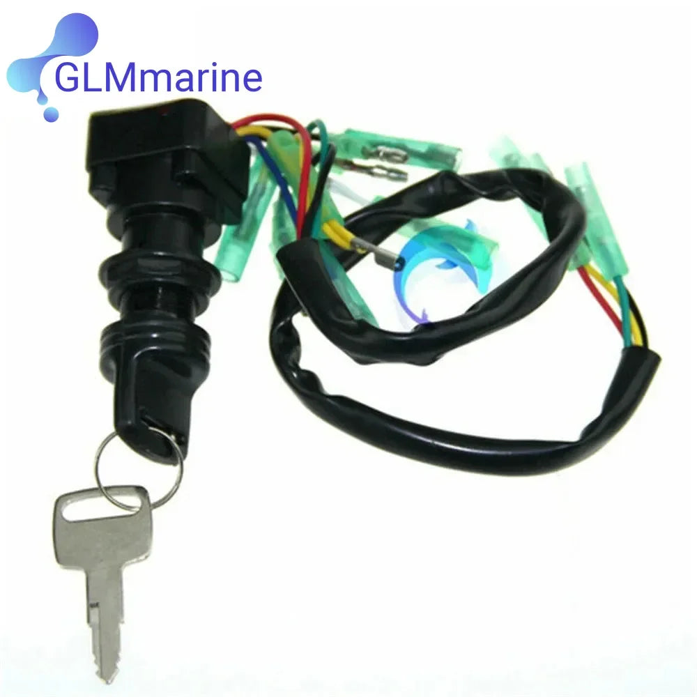 🔑⚡ Interruptor de Encendido con Llave para Yamaha 75–150 HP – Motor Fueraborda 2T/4T.