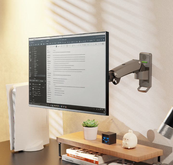 Soporte de Pared para Monitor – Brazo Giratorio y Extensible.