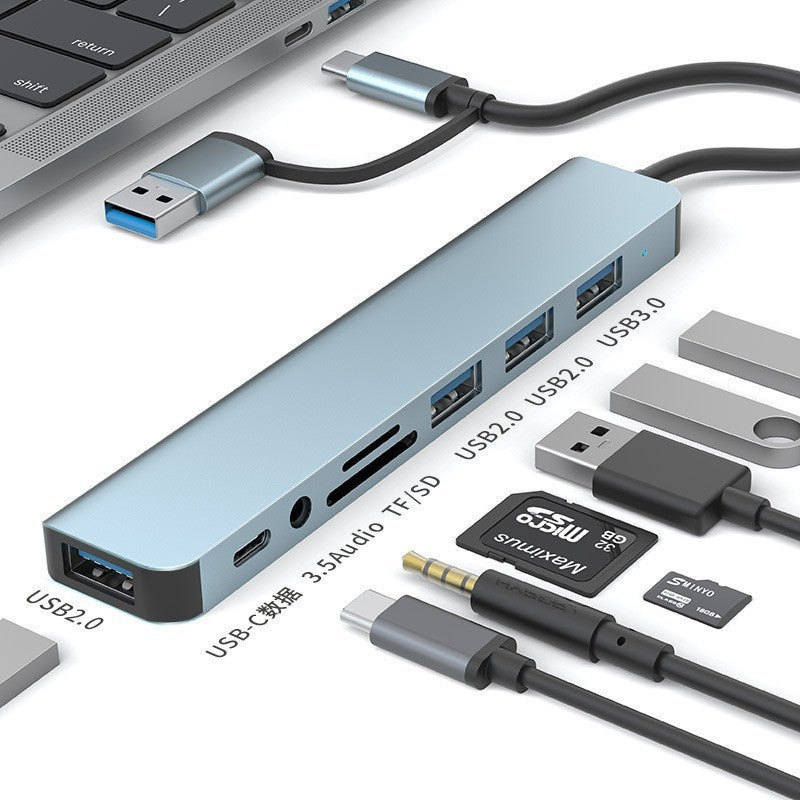Hub USB 3.0 7 en 1 – Expansor de Puertos Multifunción.