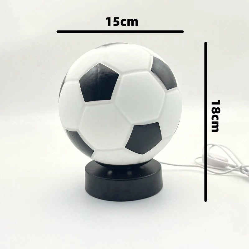 Lámpara de Mesa LED Fútbol - Decoración Creativa y Regalo Original.