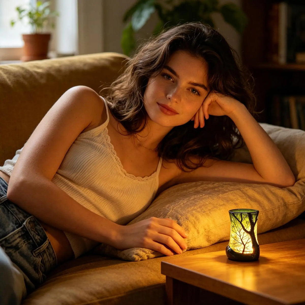 Luz Nocturna Decorativa Bosque – Ambiente Hogar