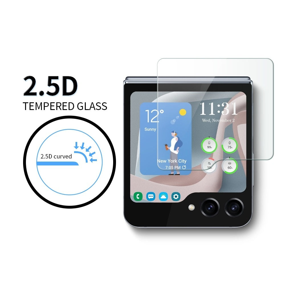 Protector de Pantalla de Vidrio Templado HD para Samsung Galaxy Z Flip7 – Antiespía.