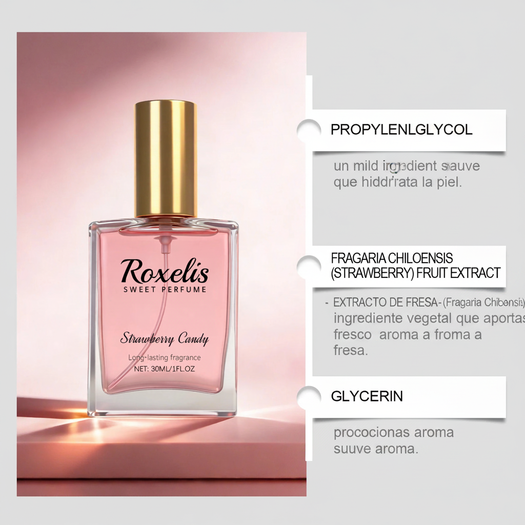 **Perfume Spray de Fresa - Aroma Frutal Fresco y Femenino**
