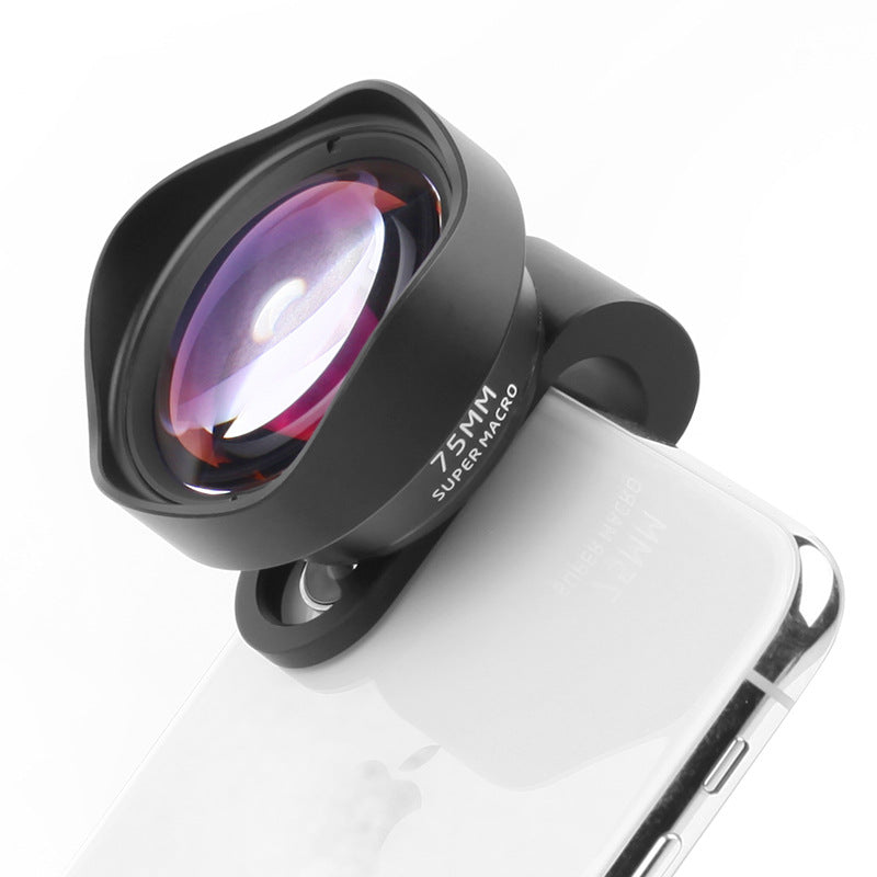 Lente 75 mm HD para Móvil – Teleobjetivo y Macro
