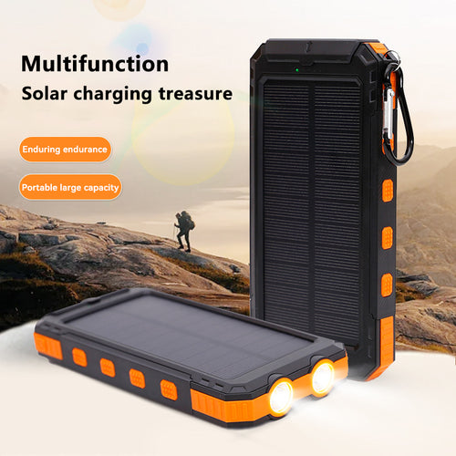 Cargador Solar Portátil 10.000 mAh con Brújula.
