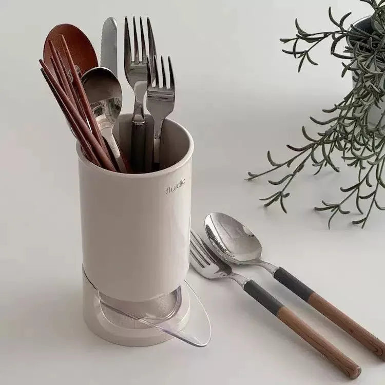 Home Kitchen Chopstick Drain Rack, Stylish Multifunctional Countertop Storage Organizer
