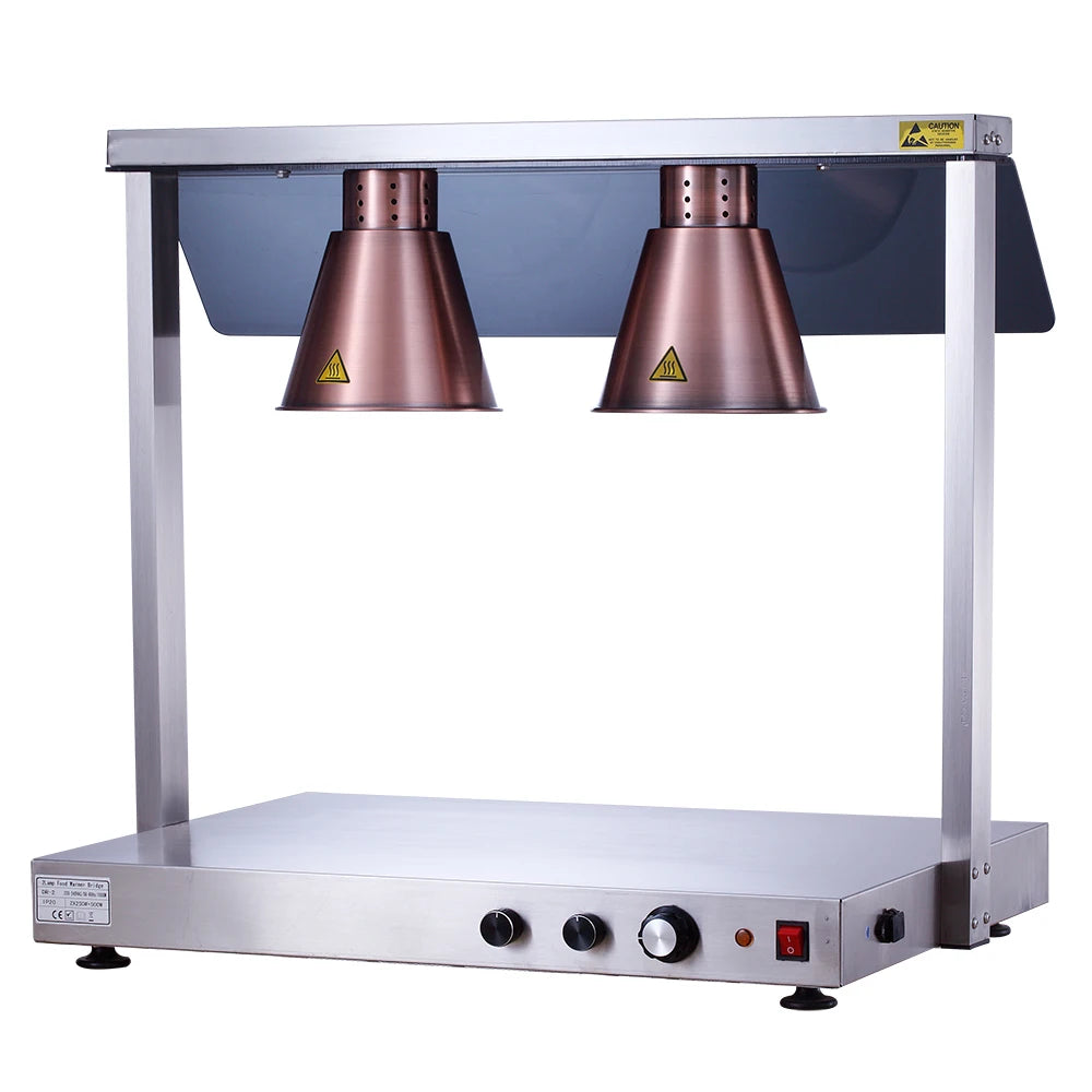 Calentador de Alimentos con Lámpara Infrarroja – Ideal para Restaurantes, Fiestas y Hogar