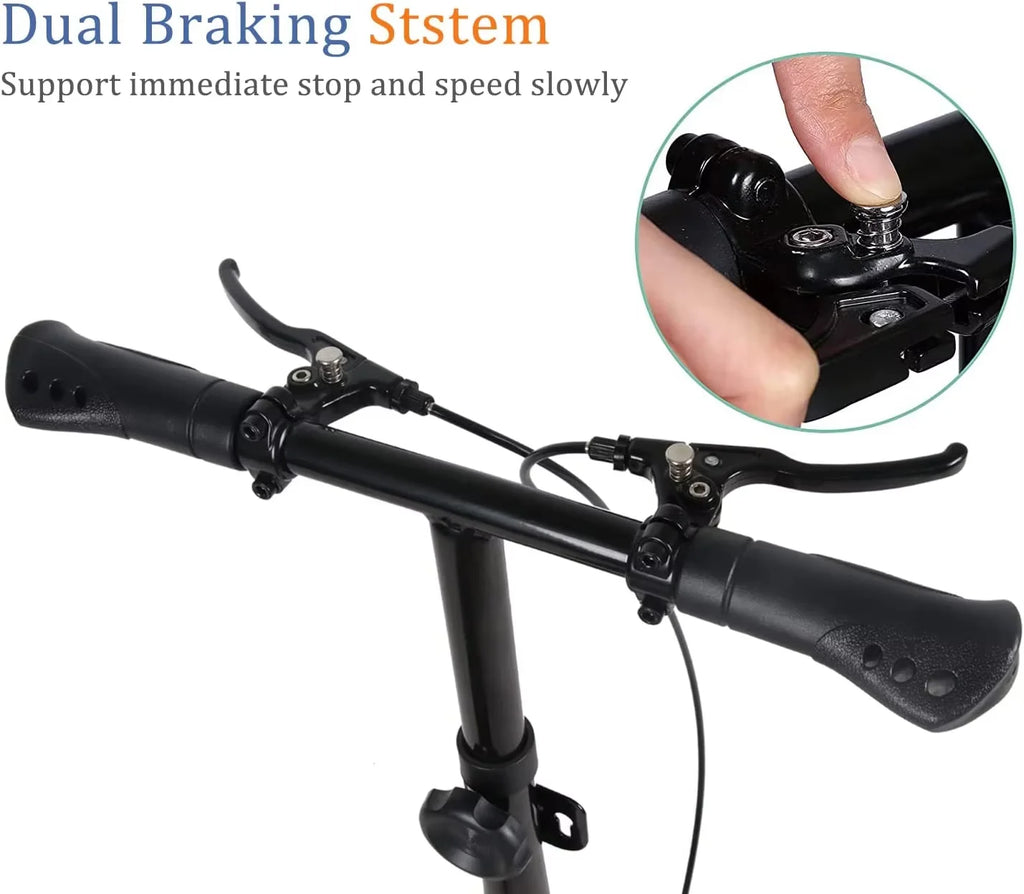 **Scooter de Rodilla Walker & Rollator - Ayuda para Caminar de Alta Calidad**.